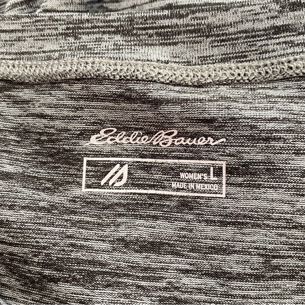 Eddie Bauer Grey Marl Short Sleeve Top - Picture 7 of 8